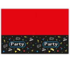 Gamer Gaming Party műanyag asztalterítő 120x180 cm lakástextília