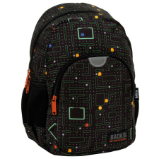 Gamer hátizsák, 2 rekeszes, 34x26x14cm, Back Up 2023, T102, Pacman iskolatáska