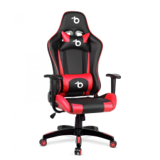 [] Gamer szék - derékpárnával, fejpárnával - piros forgószék