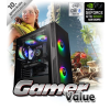  Gamer Value 10.gen konfiguráció - i3-10100F, 8GB DDR4 2666MHz RAM, 250GB M.2 (3000/3500), 1TB HDD, GT 1050Ti 4GB