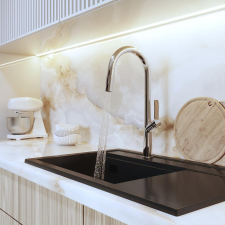 Gamma Awra konyhai csaptelep króm, beépíthető csaptelep