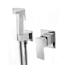 Gamma Quadrant fali bidé csaptelep, bidézuhany - szögletes - króm csaptelep