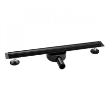 Gamma Slim zuhanylefolyó / zuhanyfolyóka - fekete - 80 cm építőanyag