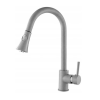 Gamma SNAKE gránit mosogató csaptelep - kihúzható fejjel - Szürke