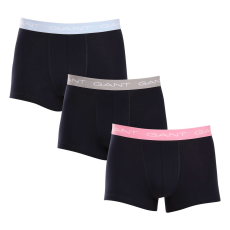 Gant 3PACK fekete Gant férfi boxeralsó (902423003-649) L