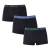 Gant 3PACK többszínű Gant férfi boxeralsó (900013003-310) M