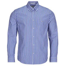 Gant Hosszú ujjú ingek REG CLASSIC POPLIN STRIPE SHIRT Kék EU S férfi ing