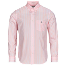 Gant Hosszú ujjú ingek REG CLASSIC POPLIN STRIPE SHIRT Rózsaszín EU XL