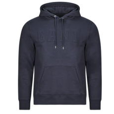Gant Pulóverek EMBOSSED SWEAT HOODIE Tengerész EU XL