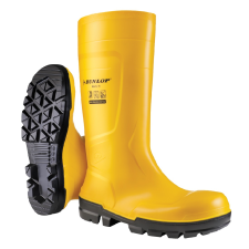 Ganteline Dunlop Work-it S5 PVC védőcsizma (sárga, 43) munkavédelmi cipő