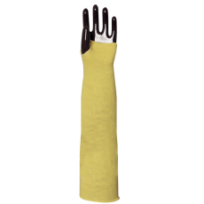 Ganteline kötött sárga kevlar karvédő, hő- és vágásbiztos_55 cm