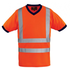 Ganteline YARD V-NYAKAS FLUO PÓLÓ (7YAVO) munkaruha