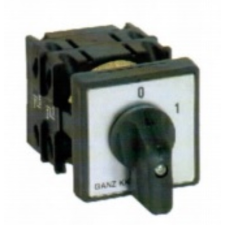 GANZ Terhelés irányváltó kapcsoló 3-pólus 20A előlapra KK0-20-6008 Ganz KK villanyszerelés