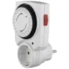 GAO 0744H Mechanikus napi időkapcsoló, legkisebb kapcsolási idő 15 perc, max.: 96db/nap, 3680W, fehér, 230V