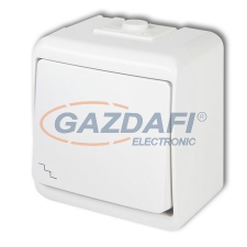 GAO 22041 Aquastar váltókapcsoló, fehér IP44 villanyszerelés