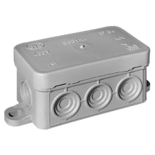 GAO 5229H elágaztató/kötődoboz, falon kívüli, 85x45x37mm, szürke, hőálló 650°C-ig, IP54 villanyszerelés