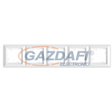 GAO 8733H OPAL süllyesztett keret, 5-ös, fehér villanyszerelés