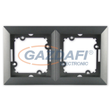 GAO 8752H OPAL süllyesztett keret, 2-es, grafit villanyszerelés