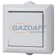 GAO 9562H BUSINESS LINE IP54 keresztkapcsoló, falon kívüli, fehér villanyszerelés
