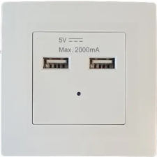 GAO Süllyesztett USB aljzat dupla 3299 villanyszerelés