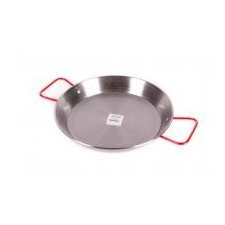 Garcima 26 cm-es polírozott paella serpenyő, szeletsütő edény