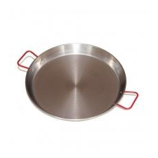 Garcima 38 cm-es polírozott paella serpenyő, szeletsütő edény