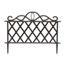 Garden Of Eden 11468B Virágágyás szegély/kerítés (sorolható), 45 x 35 cm kerti dekoráció