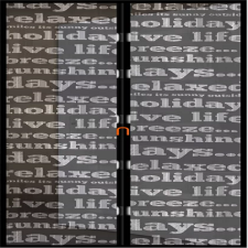 Garden Of Eden írásos mágneses szúnyogháló ajtóra 100x210cm 11398B szúnyogháló