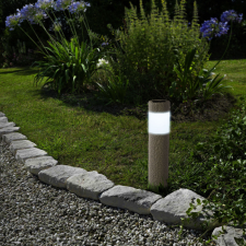 Garden Of Eden LED-es szolár lámpa - kőmintás - műanyag kültéri világítás