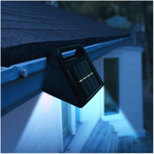 Garden Of Eden Szolár ereszcsatorna fény, 6 hidegfehér SMD LED, fekete, 11443 kültéri világítás