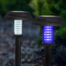 Garden Of Eden Szolár UV rovarcsapda + lámpa funkció - leszúrótüskével, fekete elektromos állatriasztó
