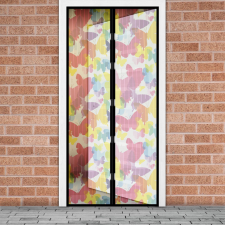 Garden Of Eden Szúnyogháló függöny ajtóra -mágneses- 100 x 210 cm - színes pillangós (11398K) szúnyogháló