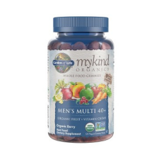 Garden of Life Mykind Organics férfi multi, Multivitamin férfiaknak 40+, 120 gumicukor vitamin és táplálékkiegészítő