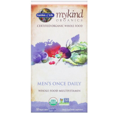 Garden of Life MyKind Organics, Men's Once Daily, 60 db, Garden of Life vitamin és táplálékkiegészítő