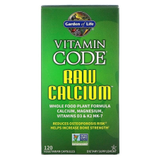 Garden of Life Vitamin Code, RAW Kálcium, 120 db, Garden of Life vitamin és táplálékkiegészítő