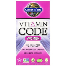 Garden of Life Vitamin Code Women (nőknek szánt multivitamin) - 120 növényi kapszula vitamin és táplálékkiegészítő