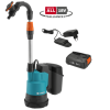Gardena Akkumulátoros hordóürítő szivattyú 2000/2 18V P4A akkumulátorral (14602-20)