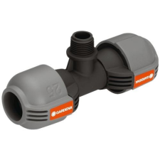 Gardena T-elem 25 mmx1/2" külső menettel – 2786-20 öntözéstechnikai alkatrész