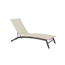 GardenLine Bézs színű kerti nyugágy 195 x 63 x 34 cm kerti bútor