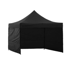 GardenLine Kerti sátor/pavilon 3x3m - fekete színben kerti bútor