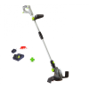 GardenStar 20V 2Ah li-ion akkus, akkumulátoros, késes szegélynyíró, fűkasza 12 db késsel, 20V 2Ah akkuval és töltővel