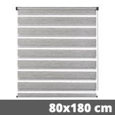 Gardinia Delux sávos roló, szürke, ablakra: 80x180 cm lakástextília