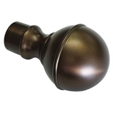 Gardinia Europa karnis végdísz: Geo - bronz (1 db) karnis, függönyrúd