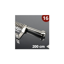 Gardinia Fém karnis szett (16 mm rúd) Kugel - matt króm - 200 cm karnis, függönyrúd