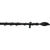 Gardinia Flame teljes stílusos karnisgarnitúra   13/16 mm fekete 130 cm-240 cm
