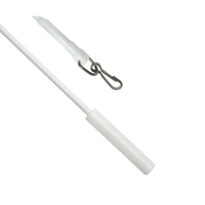 Gardinia FÜGGÖNYHÚZÓ PÁLCA 100CM, FÉM, FEHÉR karnis, függönyrúd