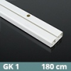 Gardinia Mennyezeti műanyag karnis (GK1) - 1 soros - 180 cm