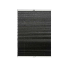 GARDINIA Pliszé Milla antracit, Crush vászon,50x130 cm lakástextília