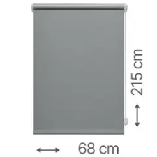 Gardinia Thermo - hőszigetelő és sötételő roló (ezüst) 68x215 cm lakástextília