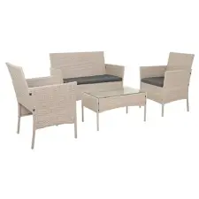 Gardlov rattan kerti bútor szett bézs 26909 kerti bútor